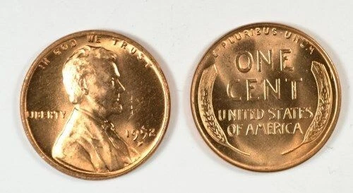 1952-D LINCOLN CENT BU GEM RED RPM 23*** RARE IN EARLY DIE STATE #2  NICE COIN