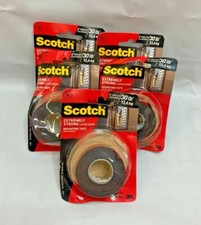  5 PACKS Scotch Extremely Strong Double-sided Mounting Tape, 1 in x 60 in