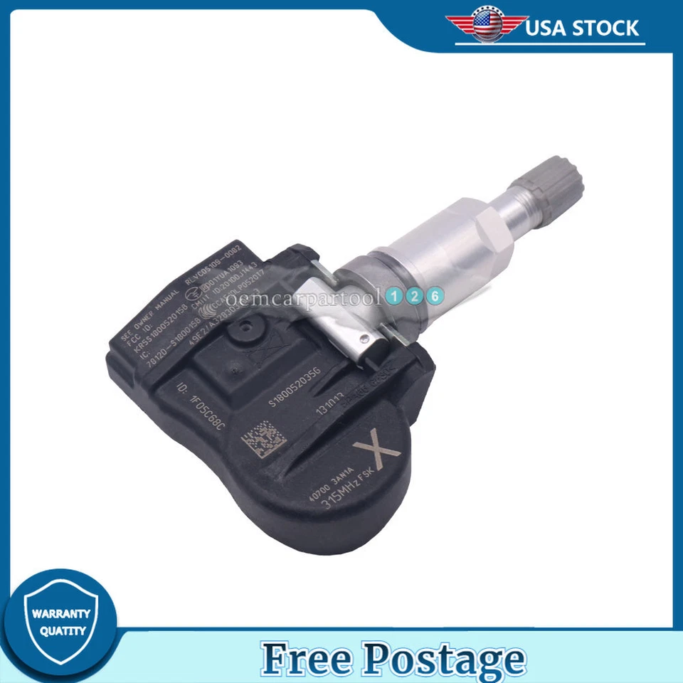 Juego (4) Sensor de monitoreo de presión de neumáticos para Nissan Sentra Versa 2012-19 315 MHz Foto 3 de 4