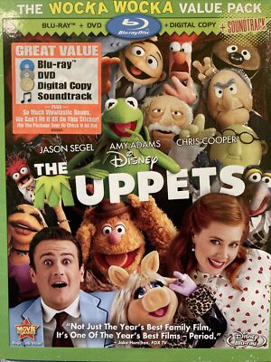 The Muppets (Blu-ray/DVD, 2012, 3-Disc Set, Includes Digital Copy