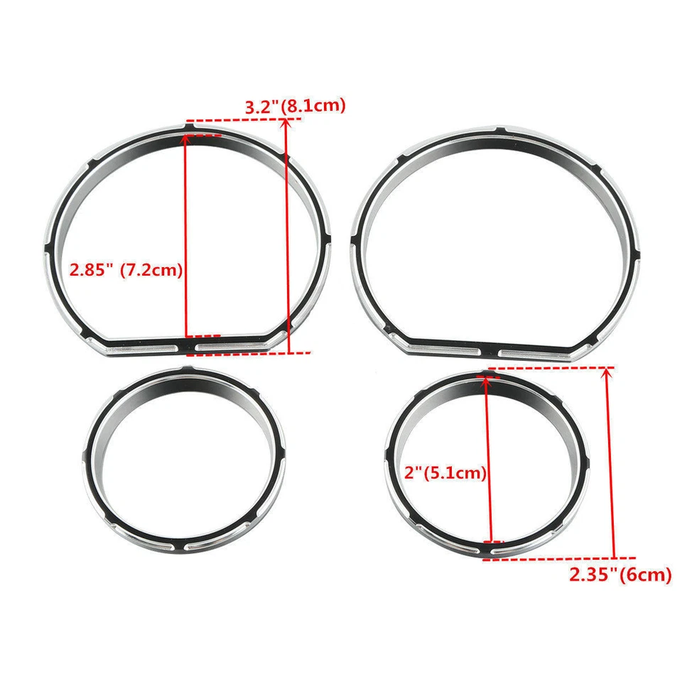 Kit de bisel calibre apto para Harley Street Electra Glide Ultra Limited 2014-2023 2022 Foto 2 de 4