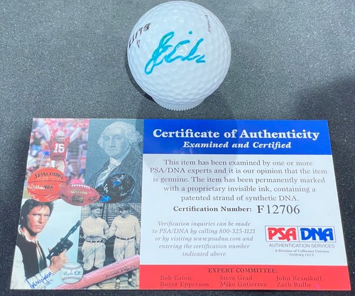 Stewart Cink ""2009 British Open Champ"" signierter Autogramm Golfball PSA/DNA F12706