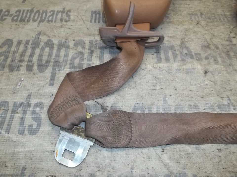 86-91 CADILLAC ELDORADO OEM CONDUCTOR DELANTERO IZQUIERDO CINTURÓN DE SEGURIDAD RETRACTOR CONJUNTO Foto 2 de 4