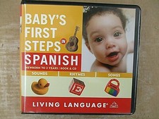 Baby's First Steps in Spanish Living Language Newborn To 2 Years Book  CD