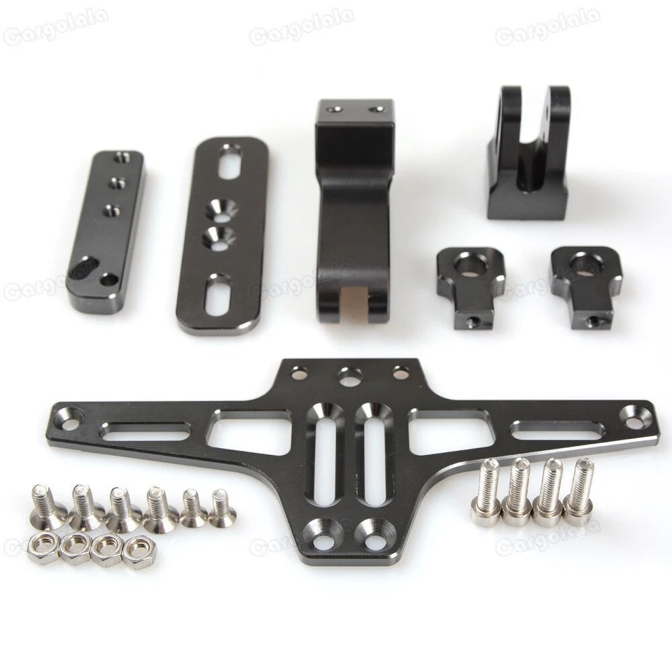 CNC LED Rear License Bracket For Kawasaki Ninja ZX6R/7R/9R/10R/12R/14R 1995-2019 - Image 3 of 4