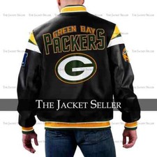 Nfl Green Bay Packers Leather Jacket For Men And Women