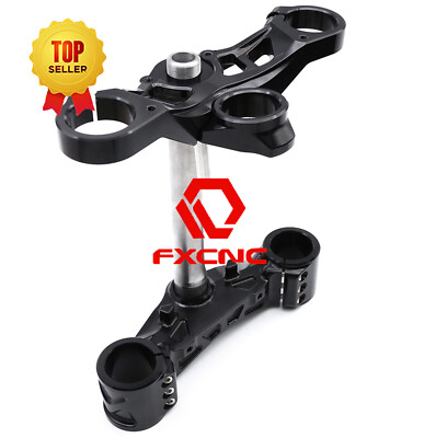 CNC Front Upper&Lower Triple Tree Top Fork Clamp Set For For Ninja