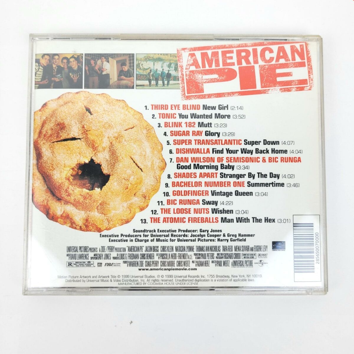 American Pie Original Soundtrack (CD, 1999) Sugar Ray