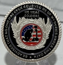 * Veteran Challenge Coin My Oath Never Expires Military Collectible Soldier