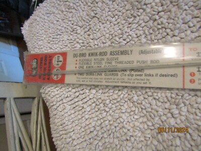 DU-BRO No 102 NY-Steel Kwik Rod Assembly Model Airplane NOS NIB NIP Made in USA