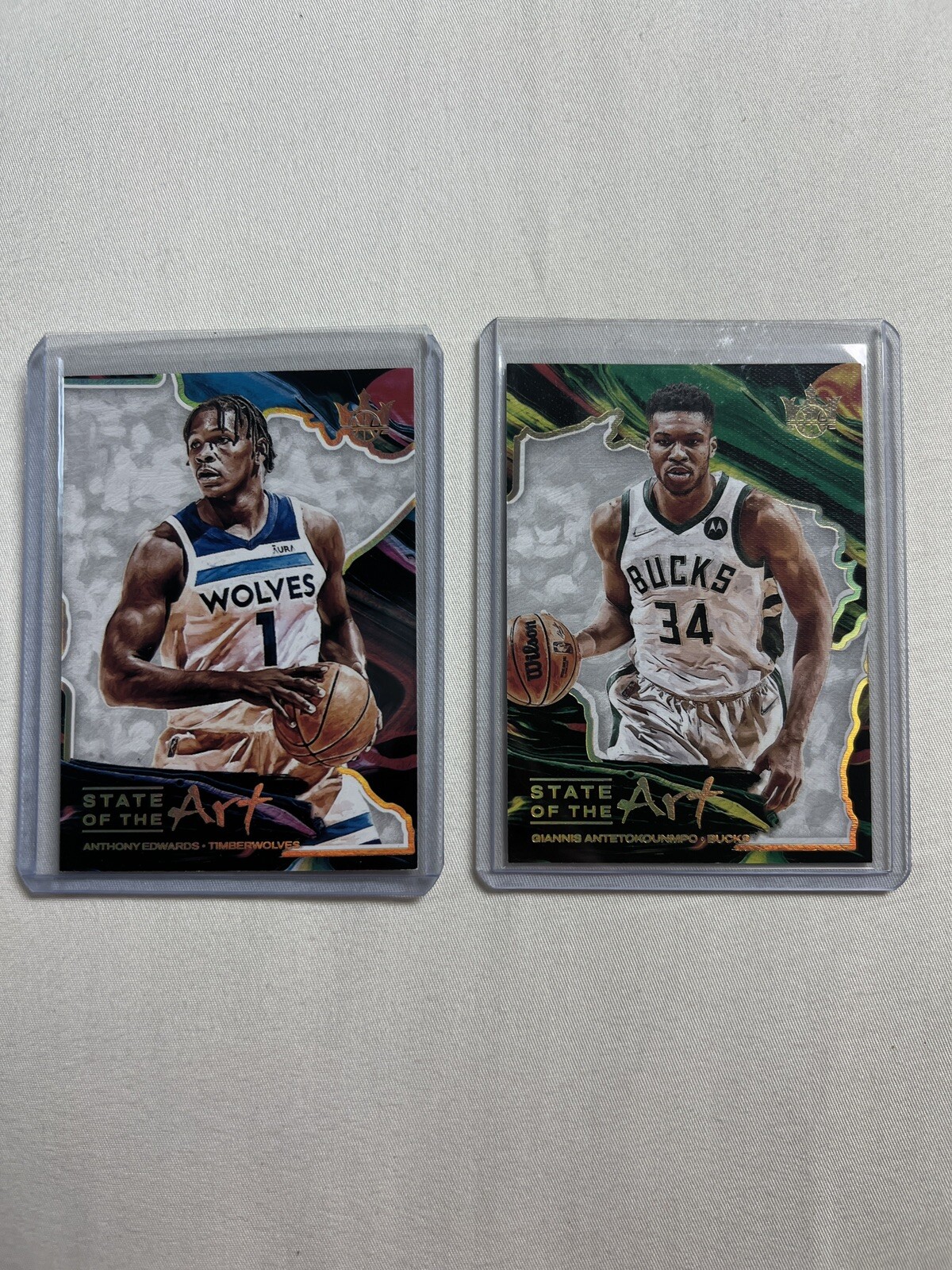 2022 COURT KINGS STATE OF THE ART GIANNIS ANTETOKOUNMPO & ANTHONY EDWARDS