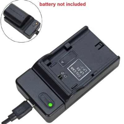 Caricabatterie per Canon EOS 60D 70D 80D 5DSR 5D Mark II III 6D 7D LP-E6 E6N