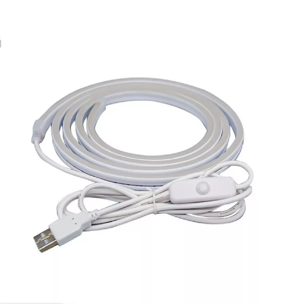 USB LED Strip Neon Flex Rope Light 5V Battery Flexible Outdoor