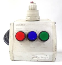 MENICS, MANUAL CONTROL BOX, RED/BLUE/GREEN, PARTS ONLY, AC INPUT 100-120 VOLT