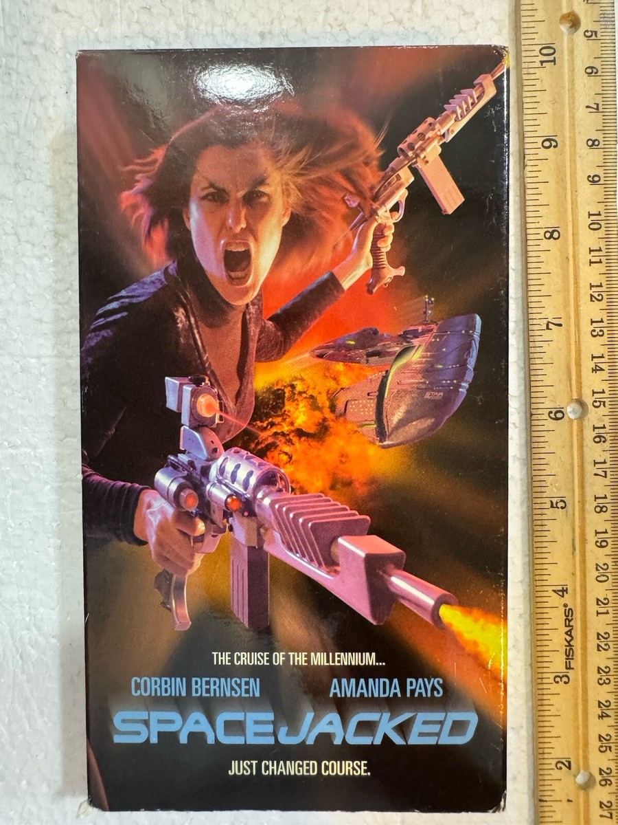 Spacejacked (VHS, 1998) - Corbin Bernsen - Amanda Pays - Sci-Fi