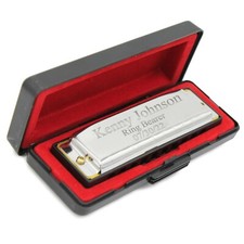 Personalized Stainless Steel Harmonica - Groomsmen Gift - Ringbearer Gift