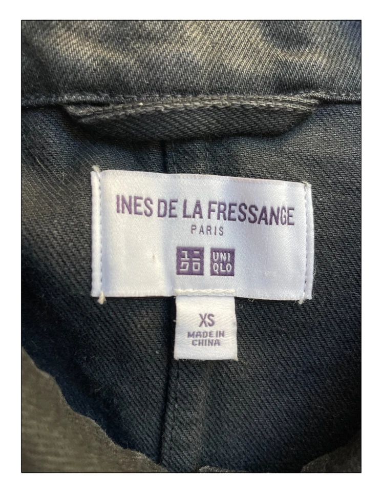 Veste femme noir XS Ines De La Fressange Paris France Mode couture fashion - Photo 2/4