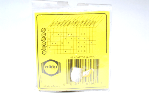 COKIN Filter Objektiv Adapter Ring für 49mm A-System A257 (A449) (neuwertig) - Bild 2 von 2