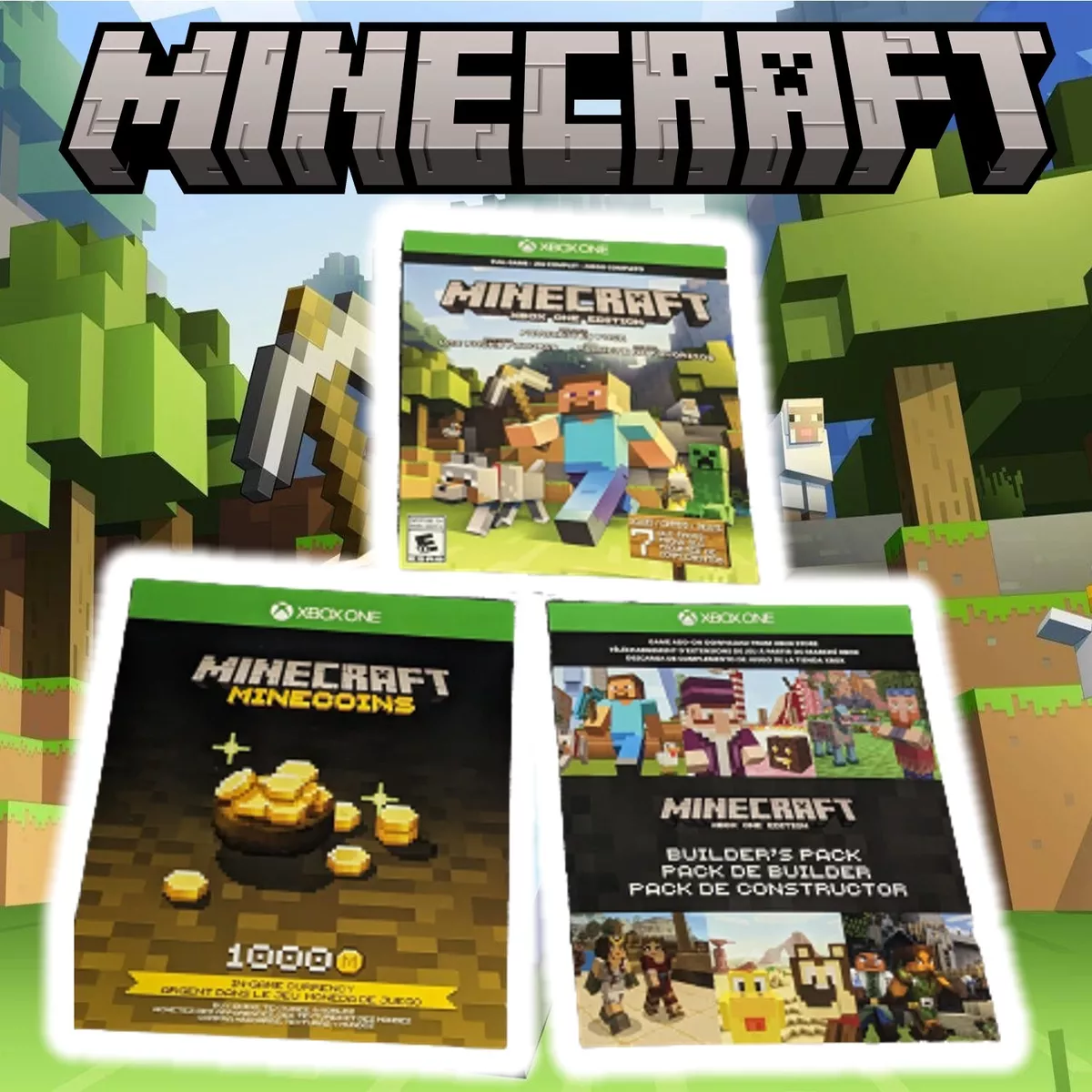 Jogo Minecraft Xbox One Novo - Meu Game Favorito