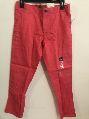 Juniors Arizona Jeans Skinny Pink Pants Size 16 1/2 Plus Ret$30(5hmbx-18-12)