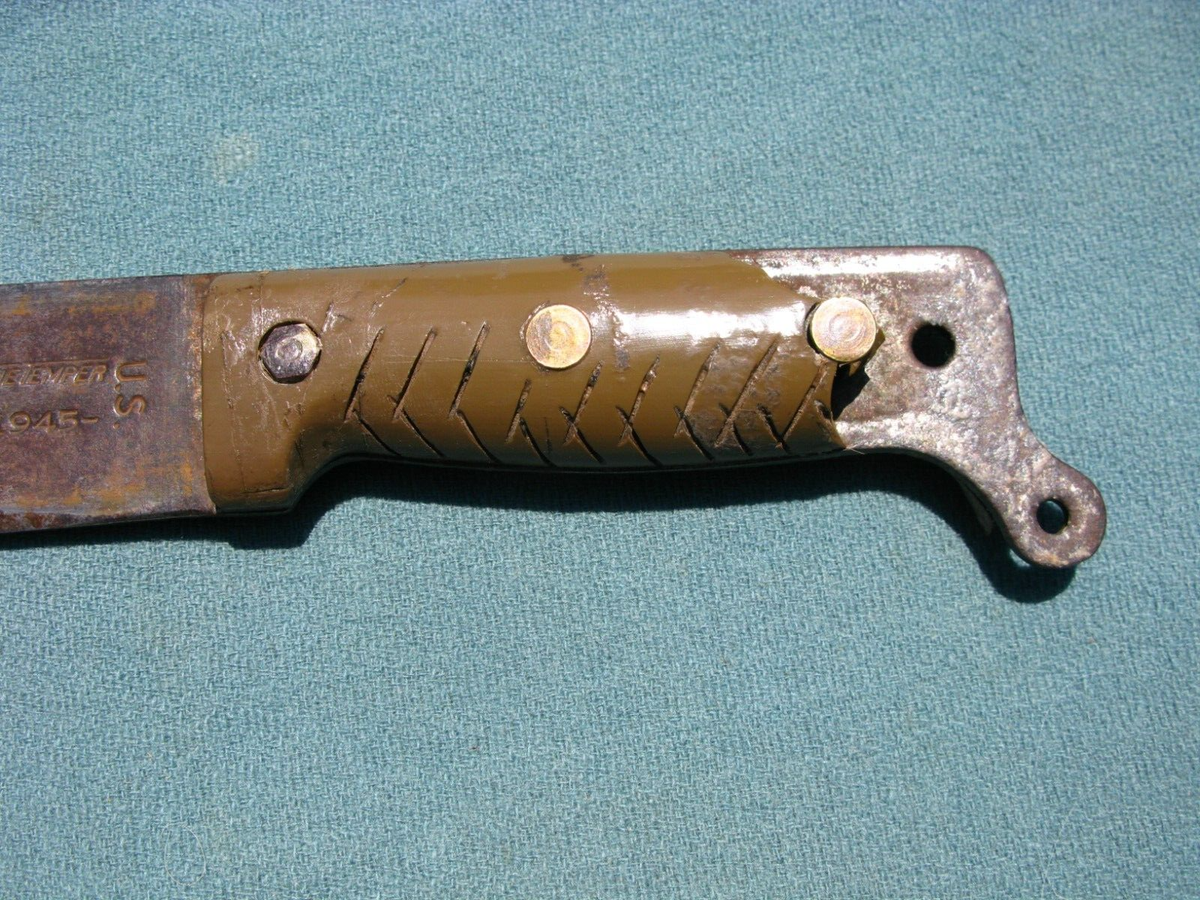 WWII U.S. Military True Temper 1945 Machete WW2 All Original UGLY