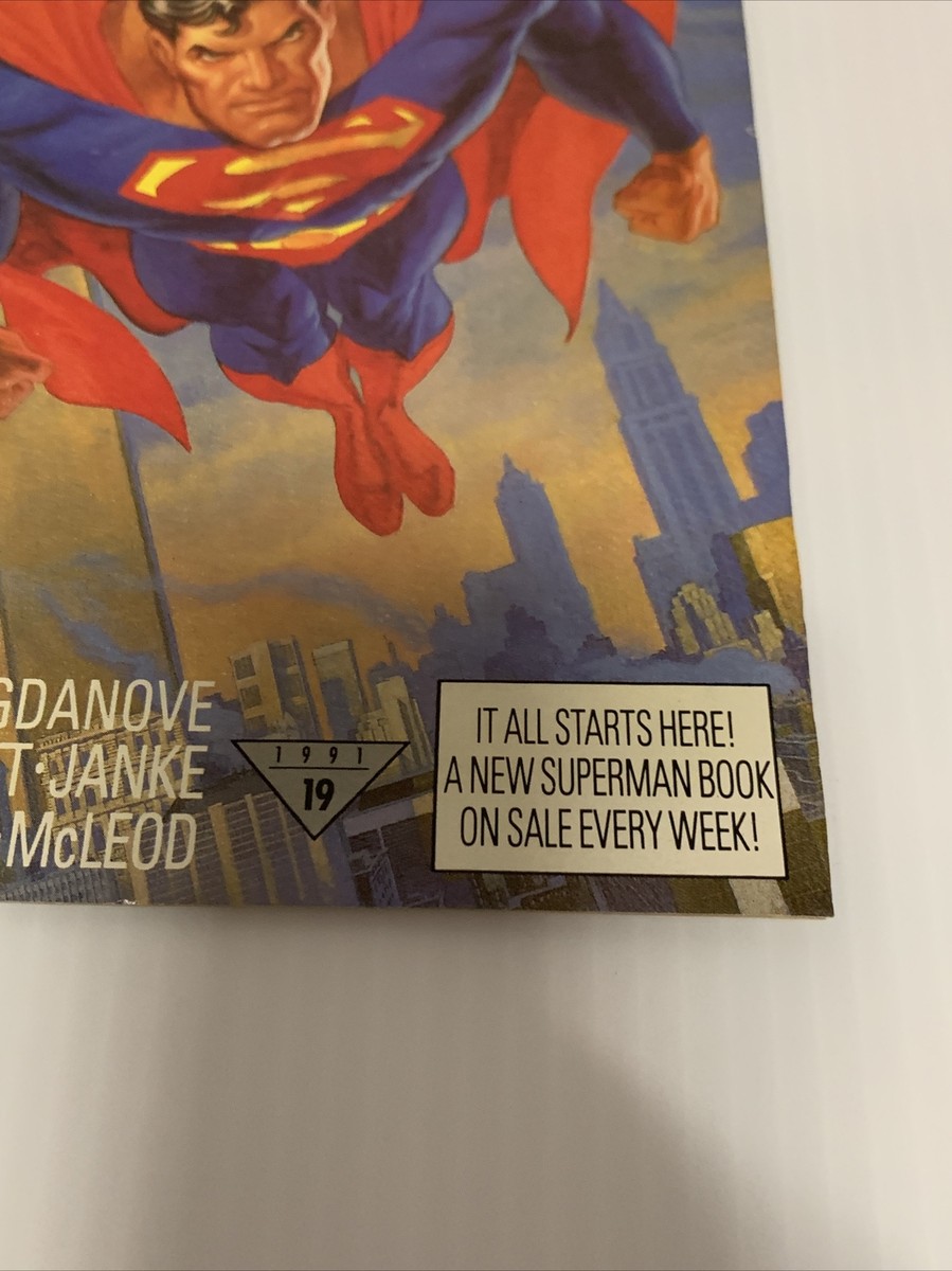 DC Comics SUPERMAN: THE MAN OF STEEL Issue 1 July 1991 COMIC