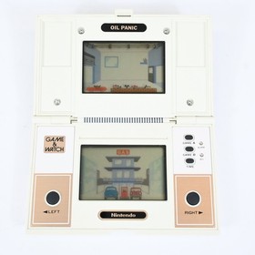 Nintendo Game & Watch Oil Panic OP-51 Multi Screen CIB Vintage Handheld Tested