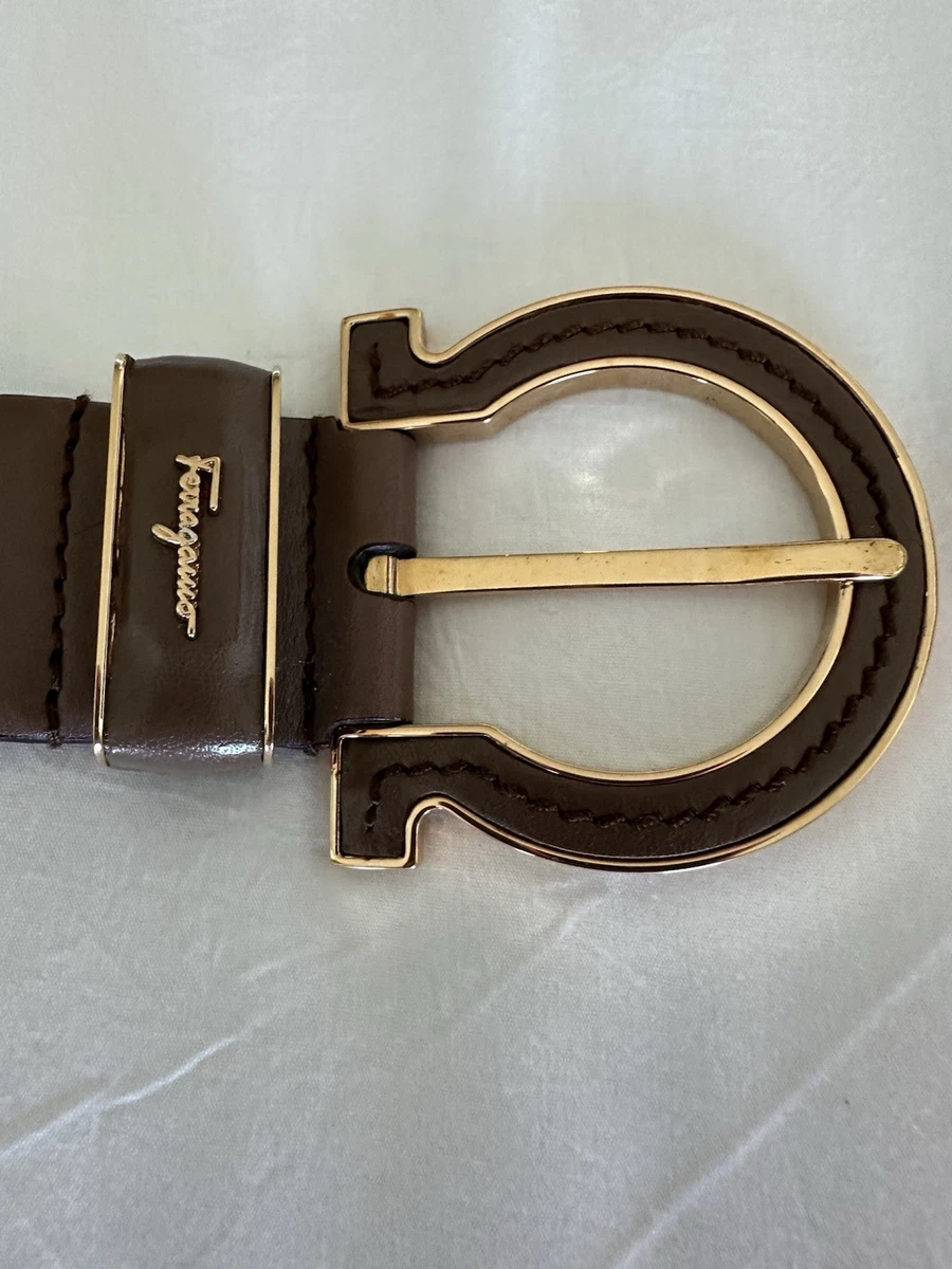 Salvatore Ferragamo Brown Belts for Women for sale | eBay display picture 1