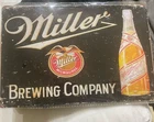 Miller Brewing Beer Brewing Company Vintage Metal Bar Signs Tin Sign 12 X 8In