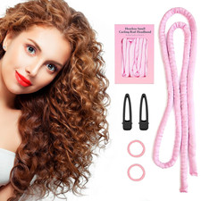 Small Heatless Curling Rod Headband, 60' Extra Long, Soft Hair Curlers to Sleep