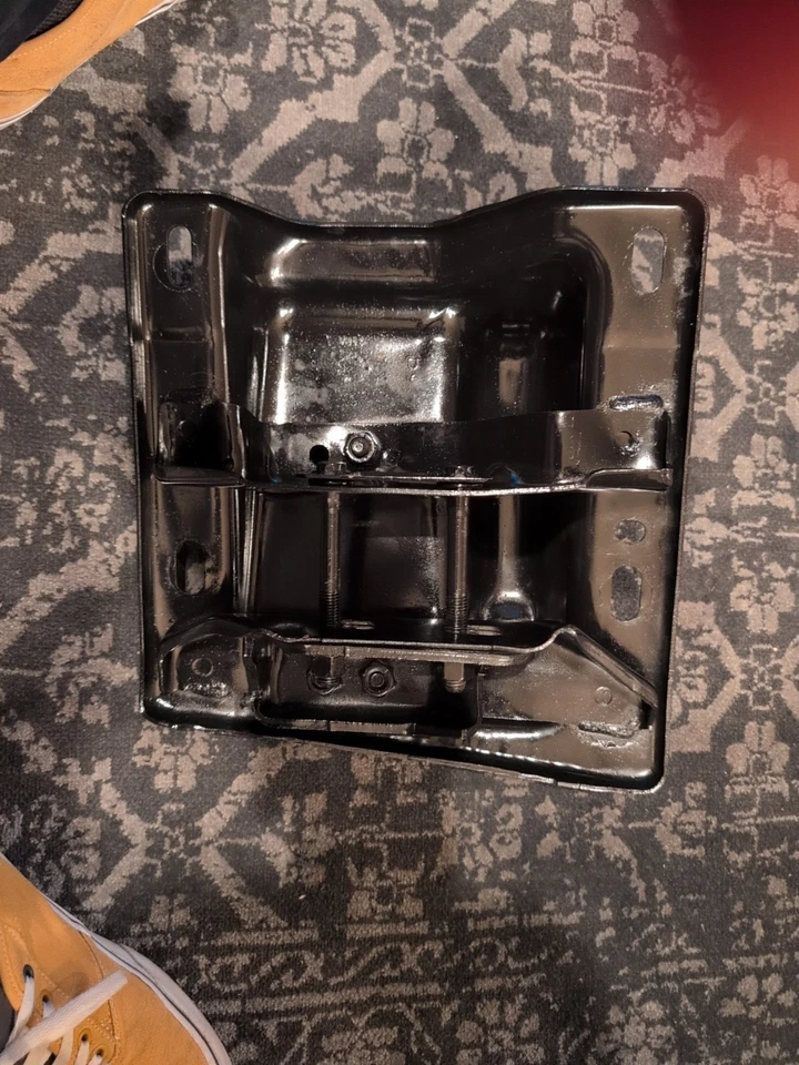 2005 Dodge Ram 1500 Front Passenger Side  Tow Hook Bumper Mount W Hardware - Image 3 of 4