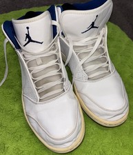 Nike Air Jordan 1 Flight 5 Premium Bianco Blu Team Uomo Taglia 11.5 881434-117