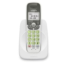 VTECH VG101 DECT 6.0 Cordless Telephone With Handset Speakerphone White
