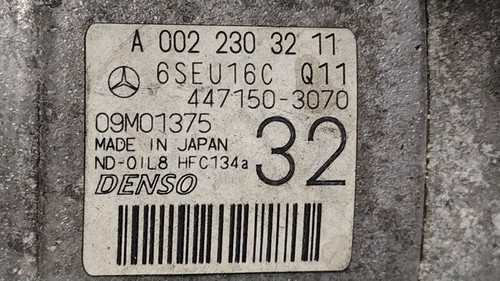 A0022303211 klimakompressor MERCEDES CLASE C W204 BERLINA 320 CDI 2007 302498