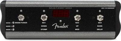 Fender Mustang MS4 4-button Footswitch (3-pack) Bundle