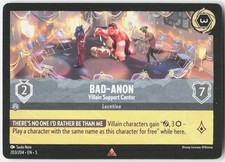 Bad Anon Villain Support Center 203/204 Shimmering Skies Disney Lorcana