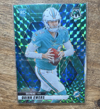 2025 Panini Mosaic Rookies Quinn Ewers #308 Rookie Mosaic Prizm Dolphins