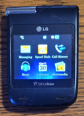 【かゆり】SMITH Quantum / LG LG Mystique UN610 - Blue and Silver ( U.S. Cellular ) Very Rare