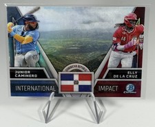 2024 Bowman Chrome - International Impact Elly De La Cruz, Junior Caminero...