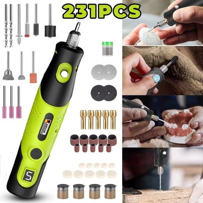 Mini Grinder Rotary Tool Polishing Drill Kit Variable Speed with Accessories