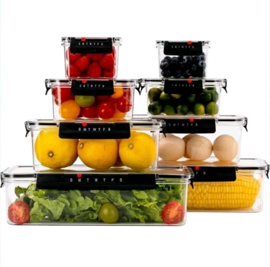 AMAZING! Chef's Path Pack of 16 Food Storage Containers W/ Date Dial Lids
