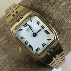 Vintage Seiko Women 43-3039 Dress Gold Tone Quartz Analog 17mm Watch 6 1/4"