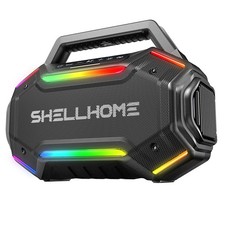 Bluetooth 6.0 Speakers Outdoor, 80W Peak Loud Speaker with Bass, 30H Playtim...