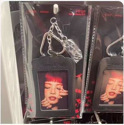Jennie Ruby Collection Card Holder Keychain Red Black | eBay