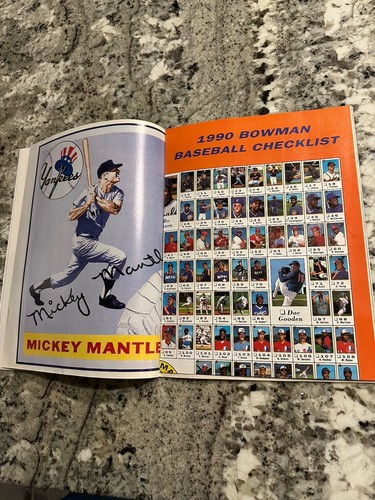 1990 Topps Magazin Bo Jackson auf Cover Mickey Mantle 1955 8 Sterne Karten innen - Bild 6 von 10
