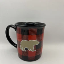 2002 The Hadley Collection Red Moose/Bear  WOOLRICH Large Coffee Mug