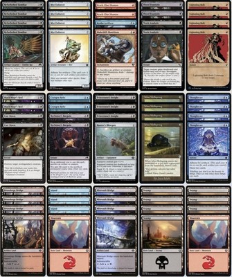 PAUPER Grixis Affinity -  Meta Updated S Tier - Full 60 Card Deck MTG