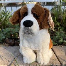 Vintage Dakin Lou Rankin Friends Alps St Bernard Dog Plush Stuffed Animal Tag