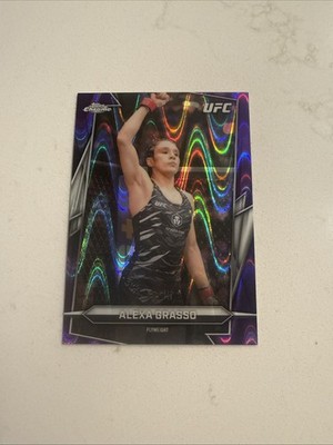 Topps 2026 Topps Chrome UFC Alexa Grasso #170 Parallel 12/75 MMA Card