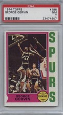 1974 Topps 196 George Gervin PSA 7 NM RC Vending Regrade Vintage Iceman Spurs 